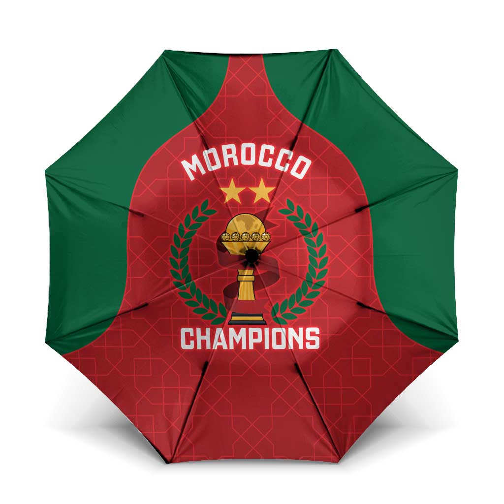 Morocco Atlas Lions Umbrella African Football Champions 2025