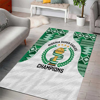 Nigeria Super Eagles Area Rug African Football Champions 2025