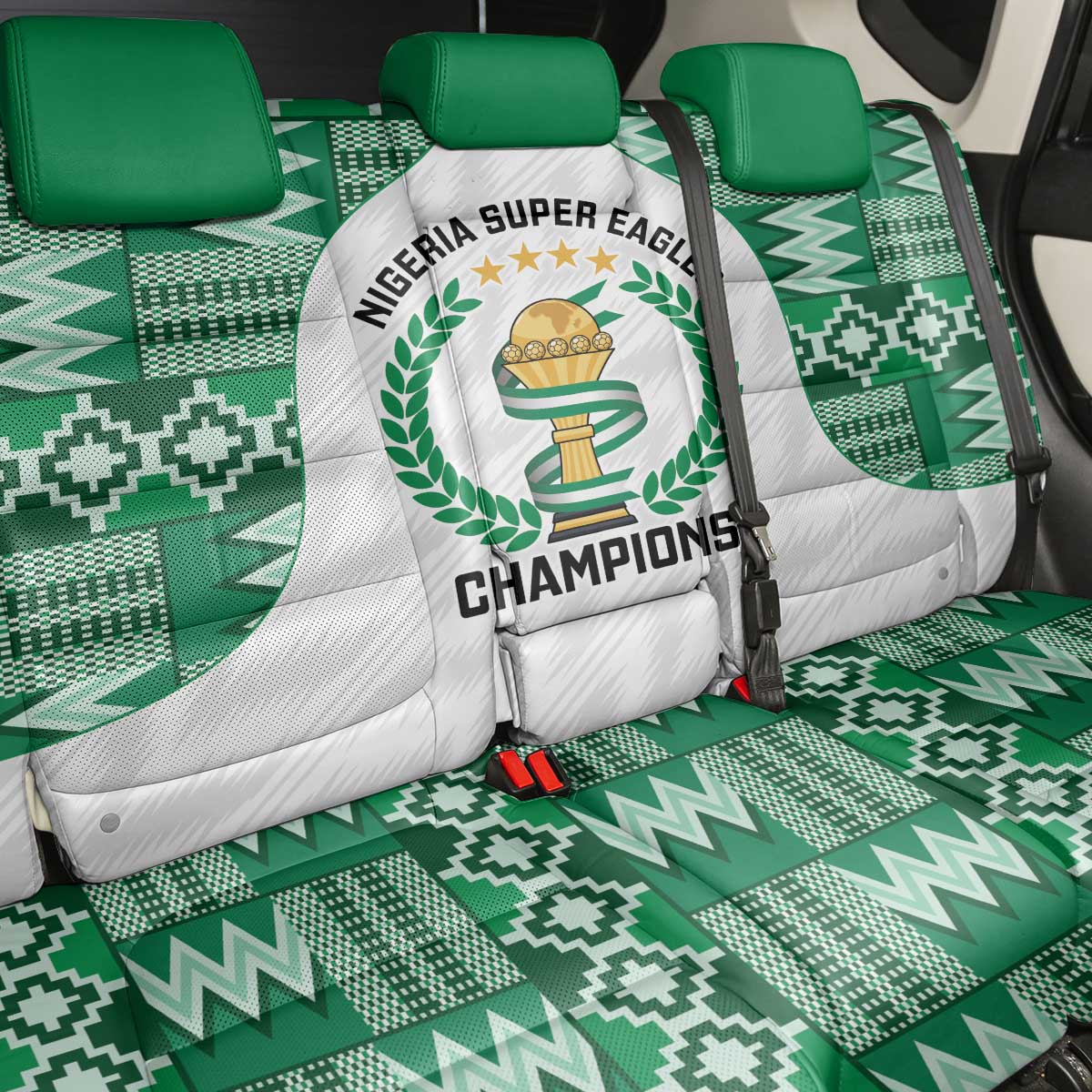 Nigeria Super Eagles Back Car Seat Cover African Football Champions 2025
