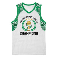 Custom Nigeria Super Eagles Basketball Jersey African Football Champions 2025