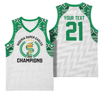 Custom Nigeria Super Eagles Basketball Jersey African Football Champions 2025