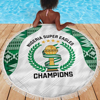 Nigeria Super Eagles Beach Blanket African Football Champions 2025