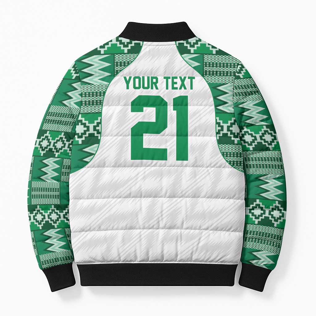 Custom Nigeria Super Eagles Bomber Puffer Jacket African Football Champions 2025
