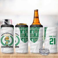 Custom Nigeria Super Eagles 4 in 1 Can Cooler Tumbler African Football Champions 2025
