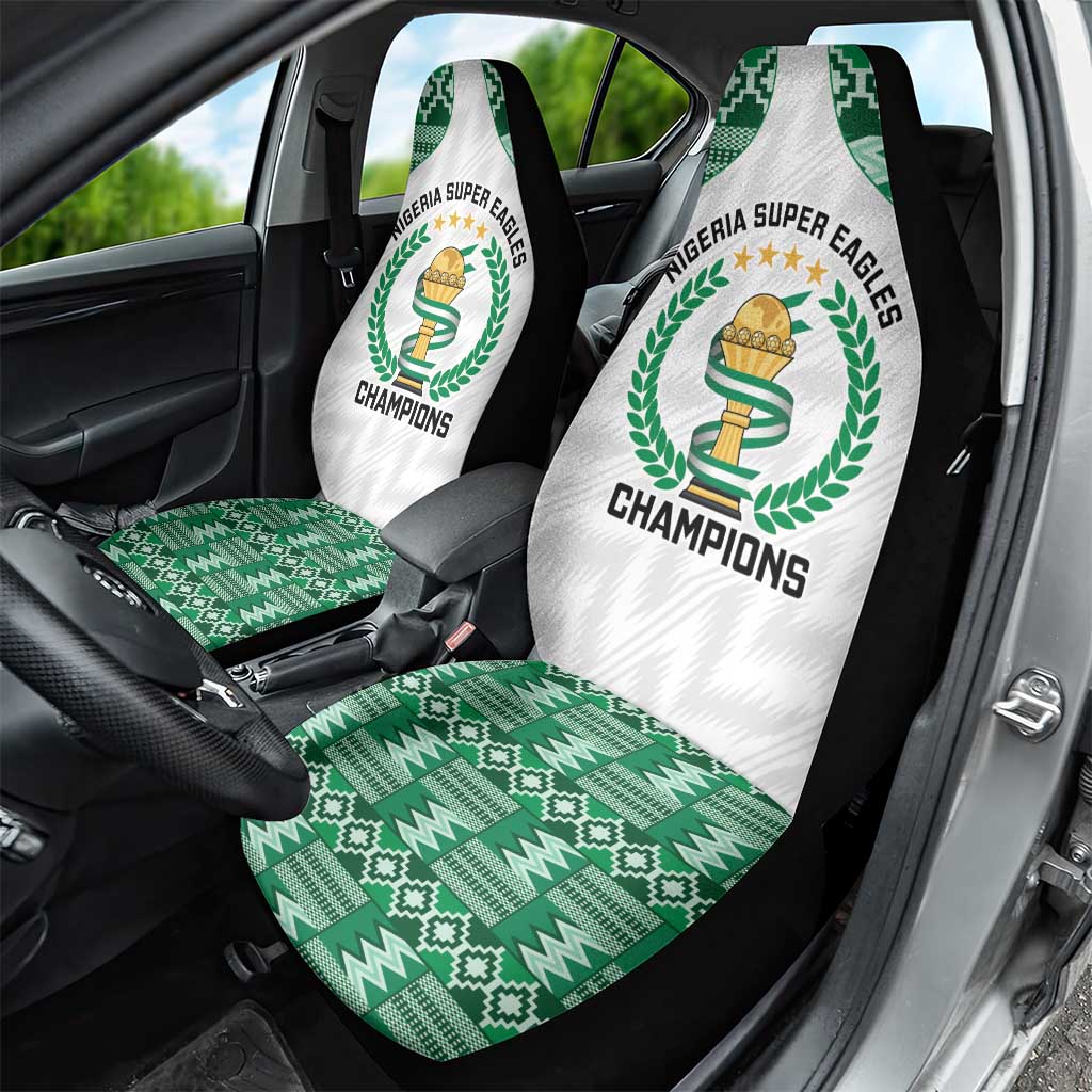 Nigeria Super Eagles Car Seat Cover African Football Champions 2025