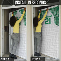 Custom Nigeria Super Eagles Door Cover African Football Champions 2025