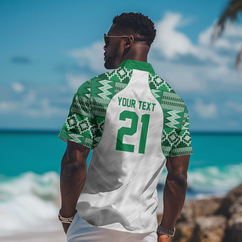 Custom Nigeria Super Eagles Hawaiian Shirt African Football Champions 2025