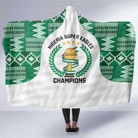 Nigeria Super Eagles Hooded Blanket African Football Champions 2025