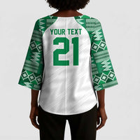 Custom Nigeria Super Eagles Kimono Sleeve Blouse African Football Champions 2025