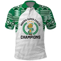 Custom Nigeria Super Eagles Polo Shirt African Football Champions 2025