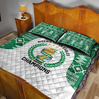 Nigeria Super Eagles Quilt Bed Set African Football Champions 2025