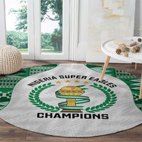 Nigeria Super Eagles Round Carpet African Football Champions 2025