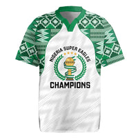 Custom Nigeria Super Eagles Rugby Jersey African Football Champions 2025