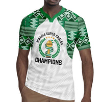 Custom Nigeria Super Eagles Rugby Jersey African Football Champions 2025
