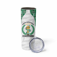 Custom Nigeria Super Eagles Skinny Tumbler African Football Champions 2025