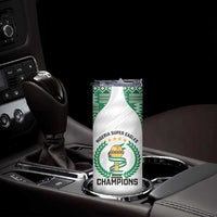 Custom Nigeria Super Eagles Skinny Tumbler African Football Champions 2025