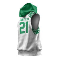 Custom Nigeria Super Eagles Sleeveless Hoodie African Football Champions 2025