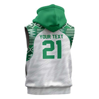 Custom Nigeria Super Eagles Sleeveless Zip Hoodie African Football Champions 2025