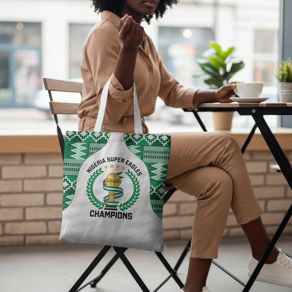 Nigeria Super Eagles Tote Bag African Football Champions 2025