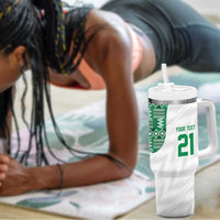 Custom Nigeria Super Eagles Tumbler With Handle African Football Champions 2025