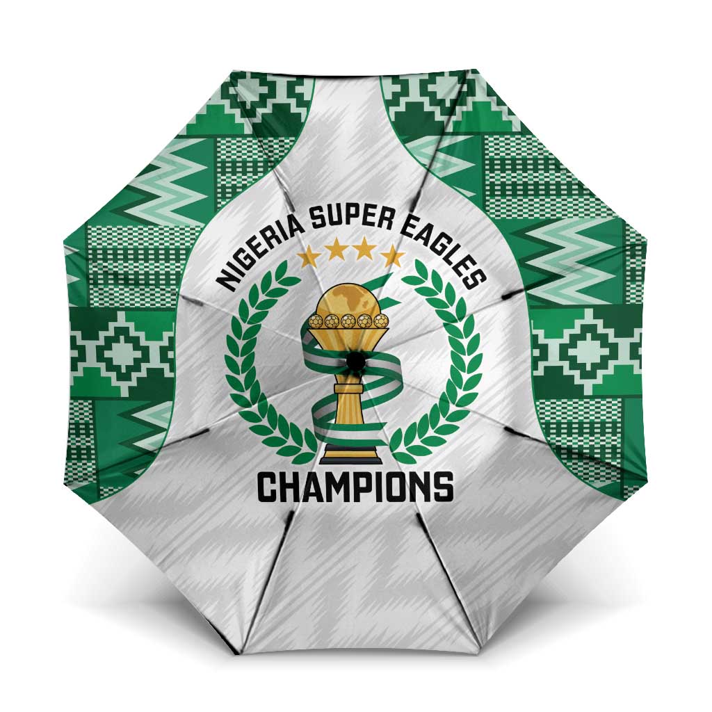 Nigeria Super Eagles Umbrella African Football Champions 2025