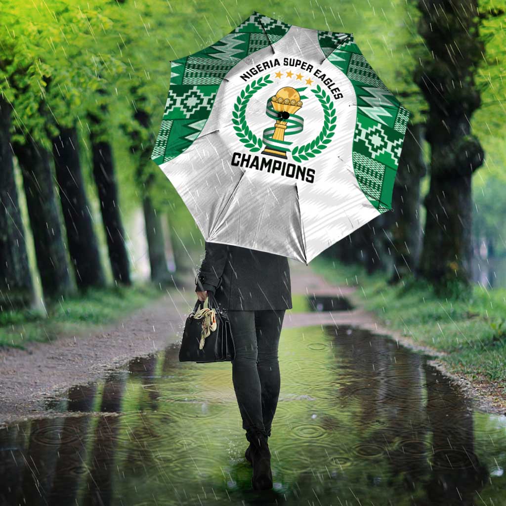Nigeria Super Eagles Umbrella African Football Champions 2025