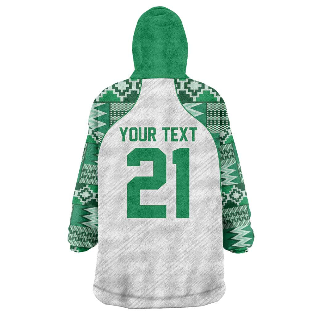 Custom Nigeria Super Eagles Wearable Blanket Hoodie African Football Champions 2025