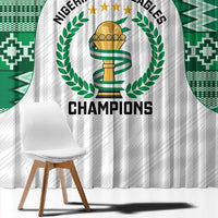Nigeria Super Eagles Window Curtain African Football Champions 2025