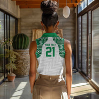 Custom Nigeria Super Eagles Women Sleeveless Polo Shirt African Football Champions 2025