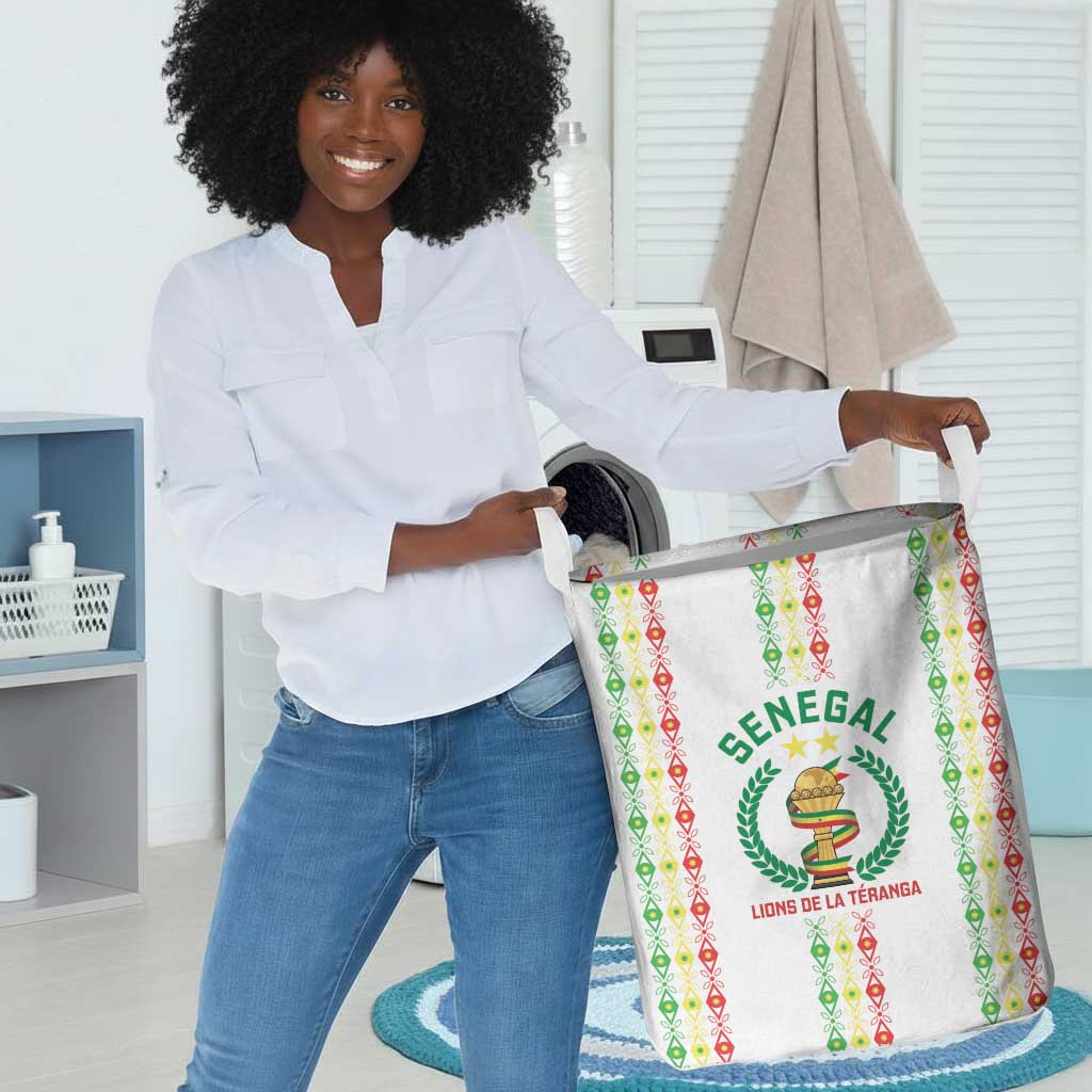 Senegal Lions of Teranga Laundry Basket African Football Champions 2025