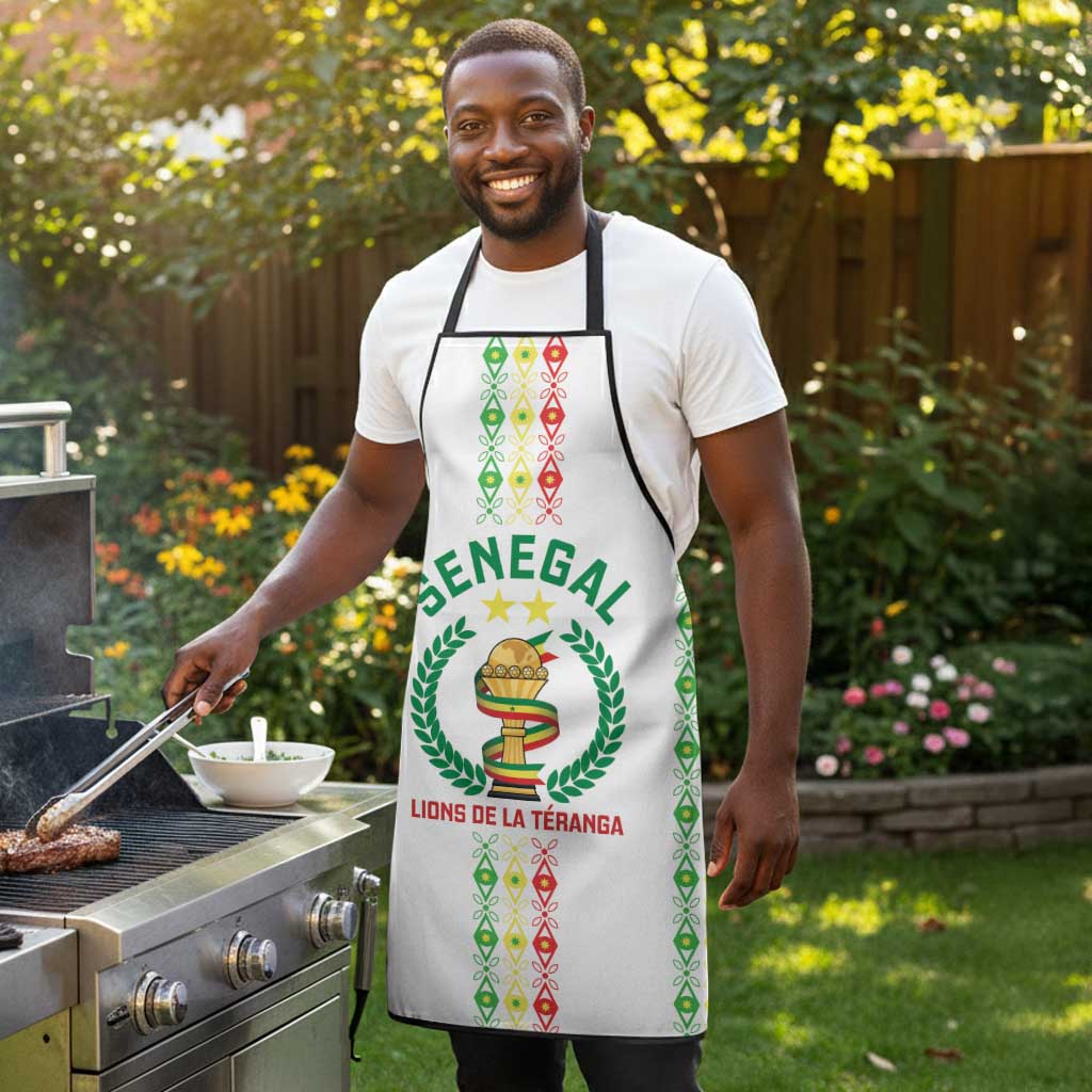 Senegal Lions of Teranga Apron African Football Champions 2025