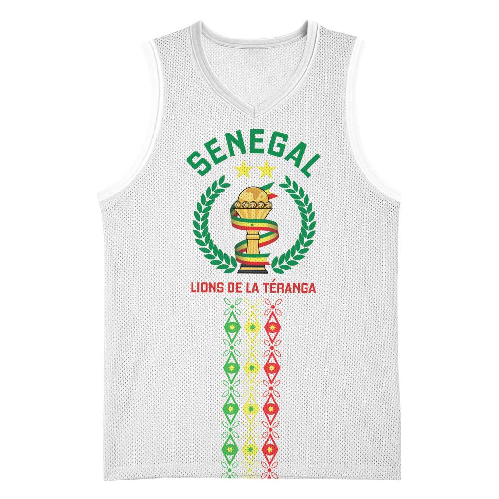 Custom Senegal Lions of Teranga Basketball Jersey African Football Champions 2025