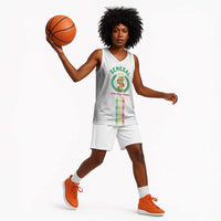 Custom Senegal Lions of Teranga Basketball Jersey African Football Champions 2025