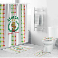Senegal Lions of Teranga Bathroom Set African Football Champions 2025