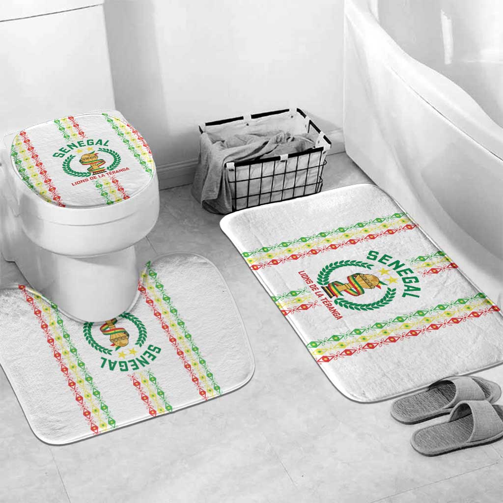 Senegal Lions of Teranga Bathroom Set African Football Champions 2025