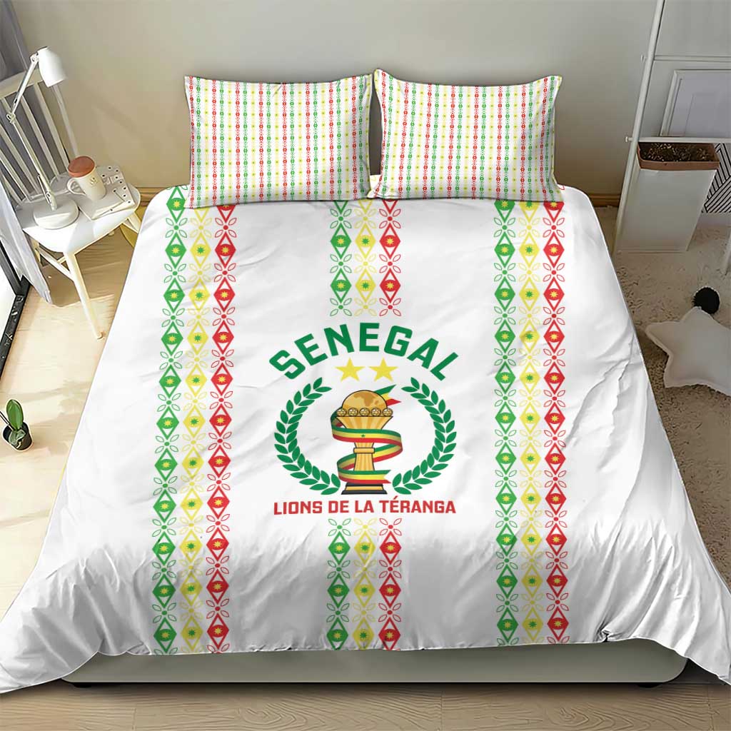 Senegal Lions of Teranga Bedding Set African Football Champions 2025