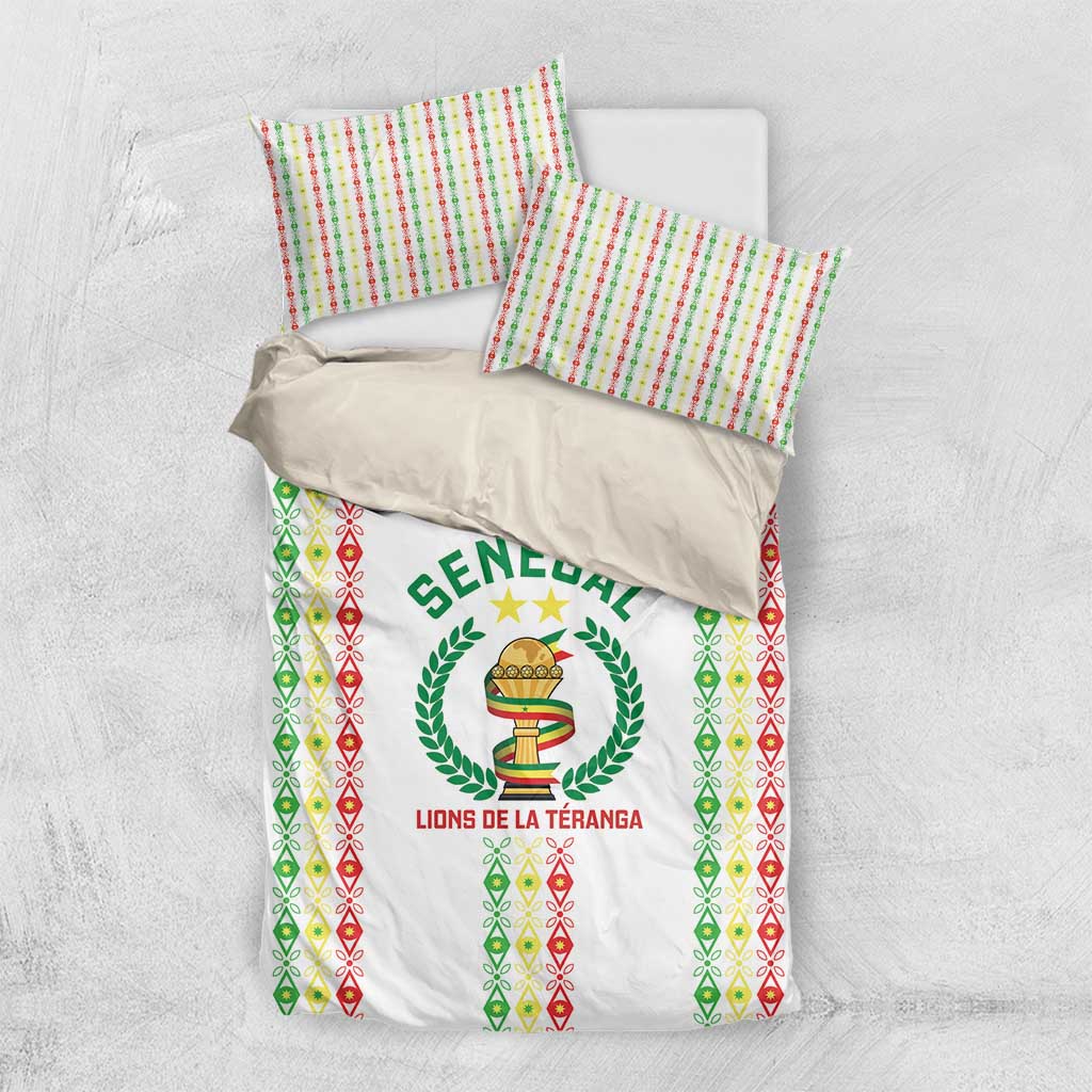 Senegal Lions of Teranga Bedding Set African Football Champions 2025