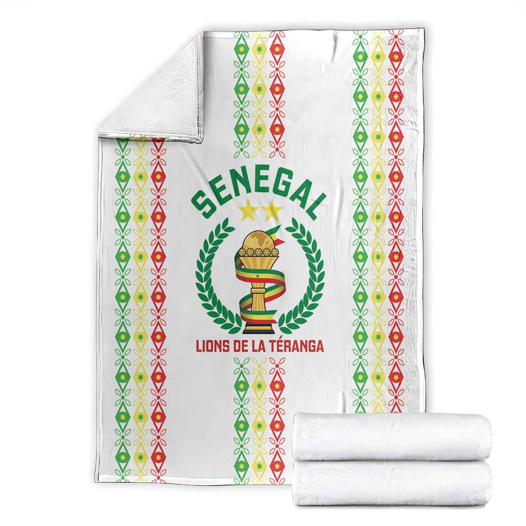 Senegal Lions of Teranga Blanket African Football Champions 2025