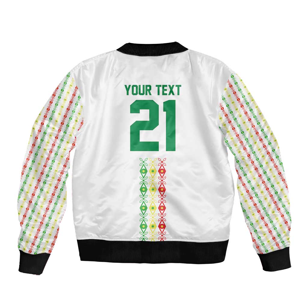 Custom Senegal Lions of Teranga Bomber Jacket African Football Champions 2025