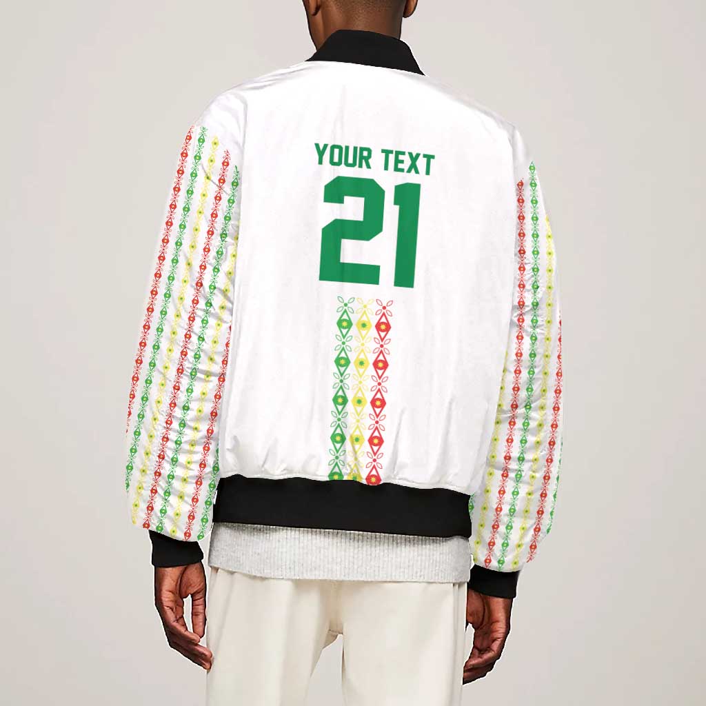 Custom Senegal Lions of Teranga Bomber Jacket African Football Champions 2025
