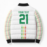 Custom Senegal Lions of Teranga Bomber Puffer Jacket African Football Champions 2025
