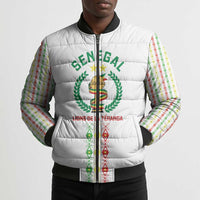 Custom Senegal Lions of Teranga Bomber Puffer Jacket African Football Champions 2025