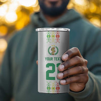 Custom Senegal Lions of Teranga 4 in 1 Can Cooler Tumbler African Football Champions 2025