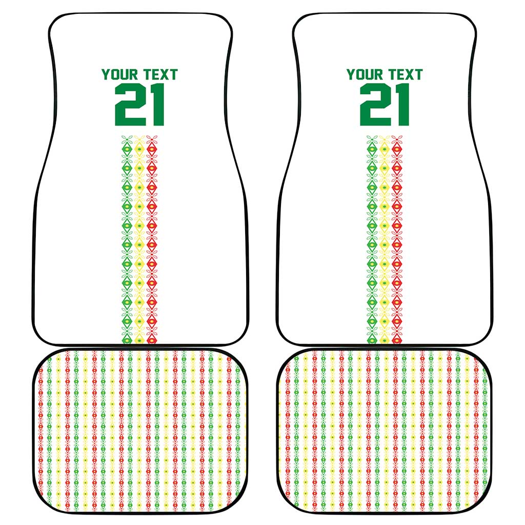 Custom Senegal Lions of Teranga Car Mats African Football Champions 2025