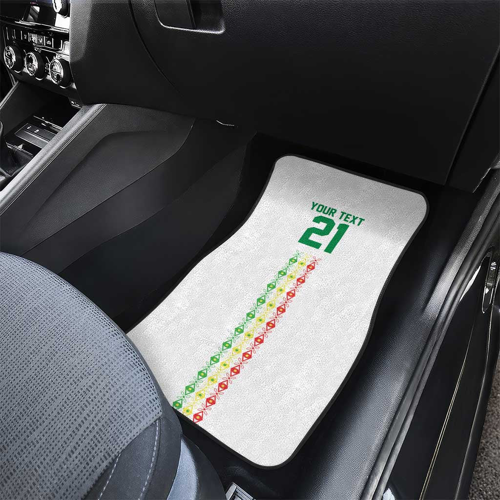 Custom Senegal Lions of Teranga Car Mats African Football Champions 2025