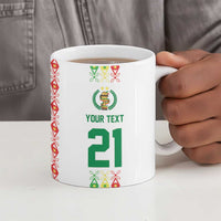 Custom Senegal Lions of Teranga Ceramic Mug African Football Champions 2025
