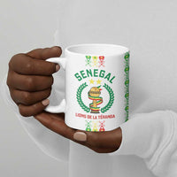 Custom Senegal Lions of Teranga Ceramic Mug African Football Champions 2025