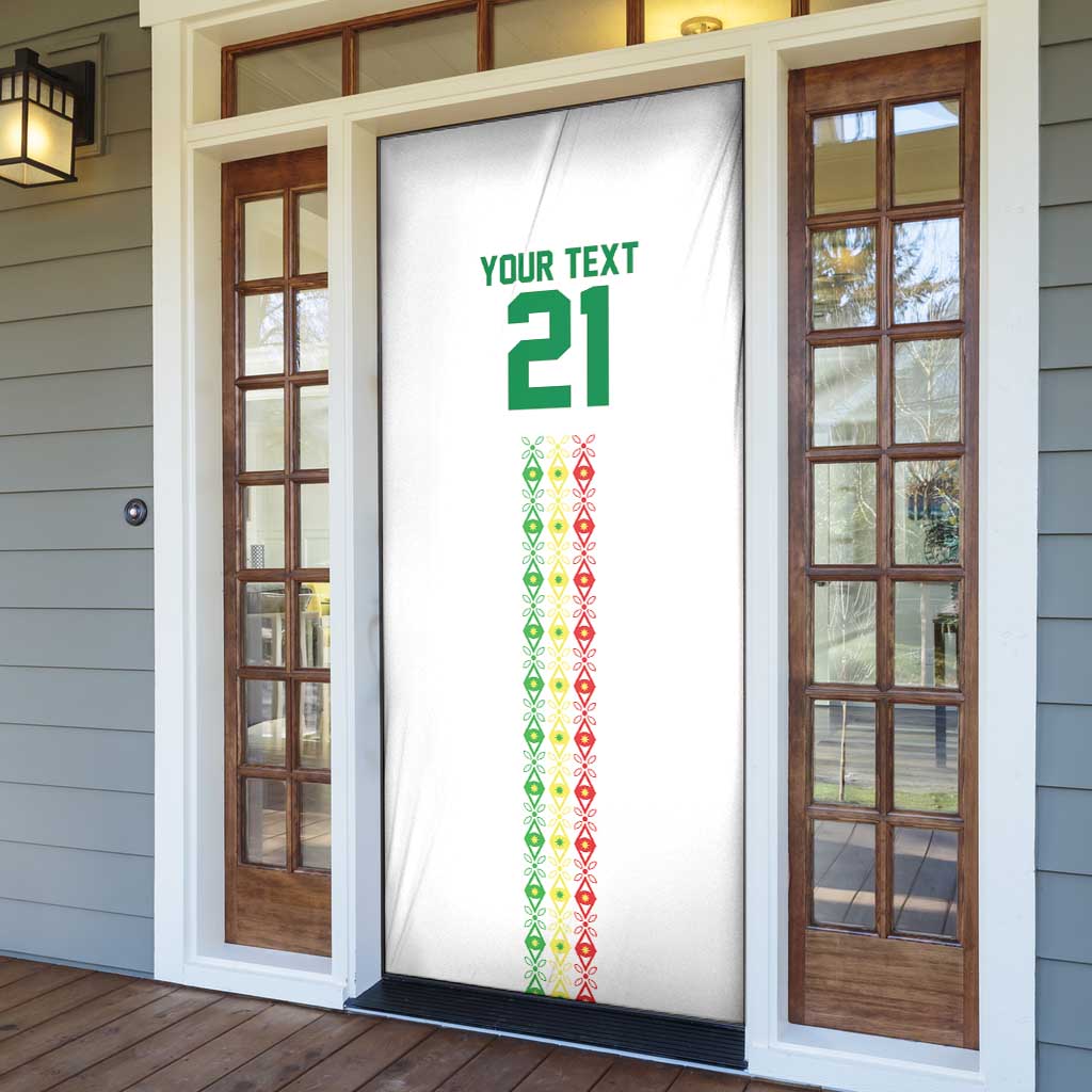 Custom Senegal Lions of Teranga Door Cover African Football Champions 2025