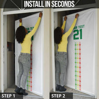 Custom Senegal Lions of Teranga Door Cover African Football Champions 2025
