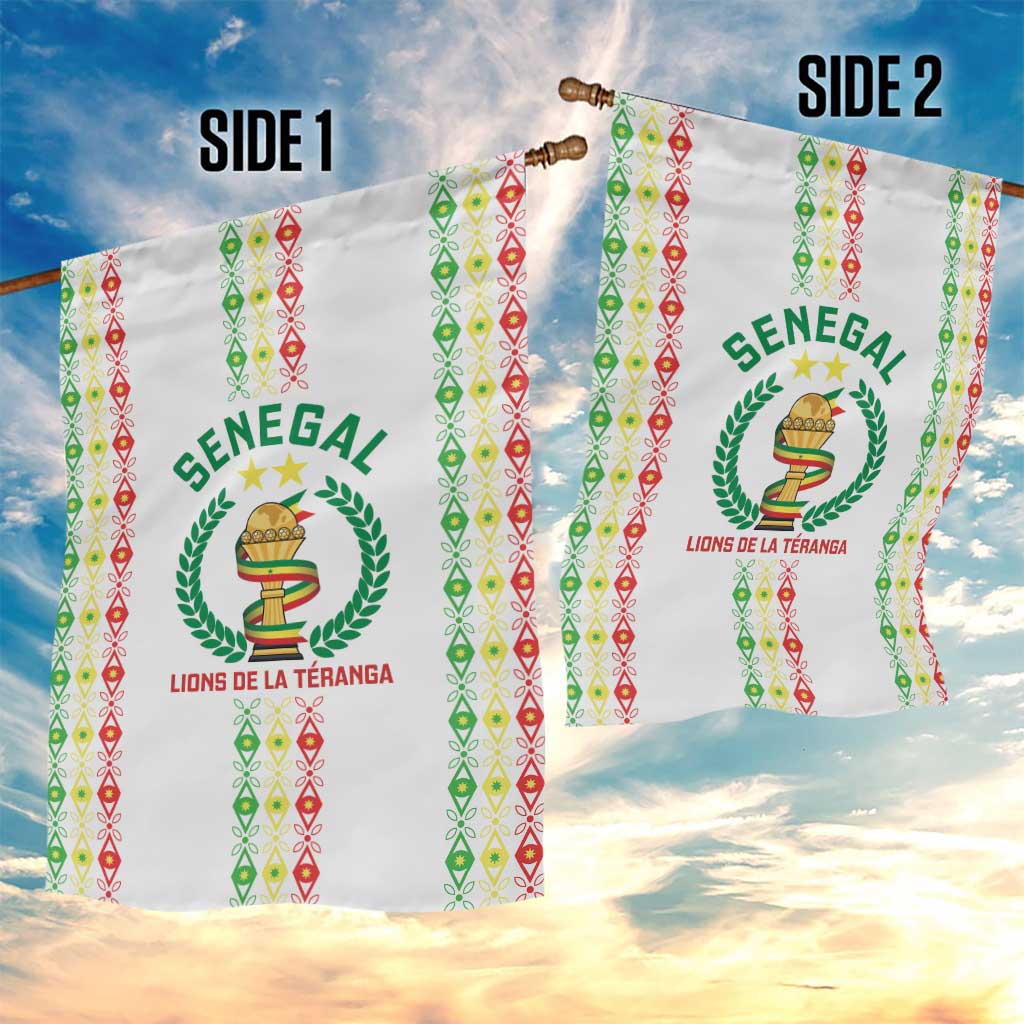 Senegal Lions of Teranga Garden Flag African Football Champions 2025